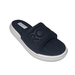 Roxy Gelato Sandals Women's Black Slip On Comfort Platform Slides SZ/6